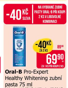 Pasta na zuby Healthy Whitening Pro Expert Oral-B