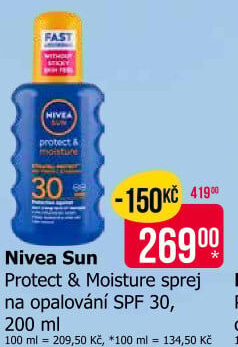 Sprej na opalování OF 30 Protect&amp