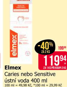 Ústní voda Sensitive Elmex
