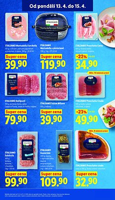 akční leták Lidl 13.4.2026-15.4.2026