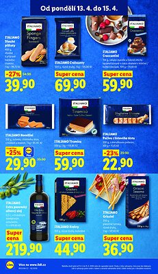 akční leták Lidl 13.4.2026-15.4.2026