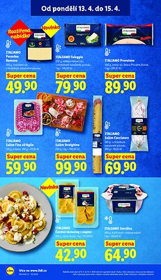 akční leták Lidl 13.4.2026-15.4.2026