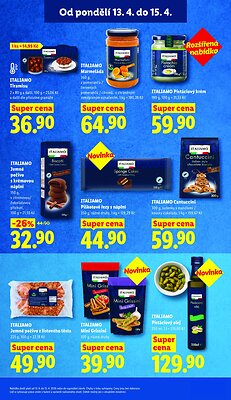 akční leták Lidl 13.4.2026-15.4.2026