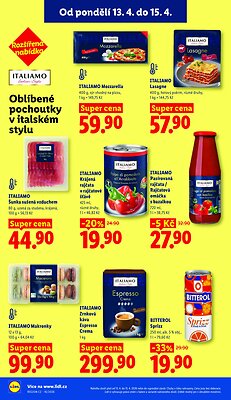 akční leták Lidl 13.4.2026-15.4.2026
