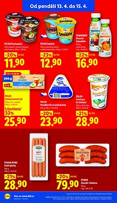 akční leták Lidl 13.4.2026-15.4.2026