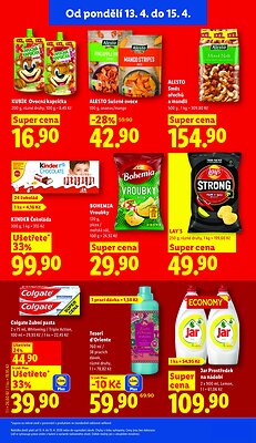 akční leták Lidl 13.4.2026-15.4.2026