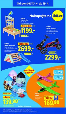 akční leták Lidl 13.4.2026-19.4.2026