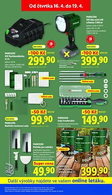 akční leták Lidl 13.4.2026-19.4.2026
