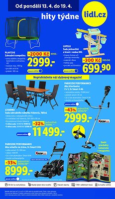 akční leták Lidl 13.4.2026-19.4.2026
