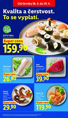 akční leták Lidl 16.4.2026-19.4.2026
