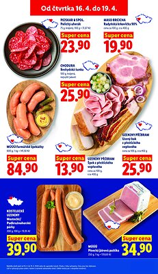 akční leták Lidl 16.4.2026-19.4.2026