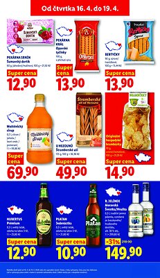 akční leták Lidl 16.4.2026-19.4.2026