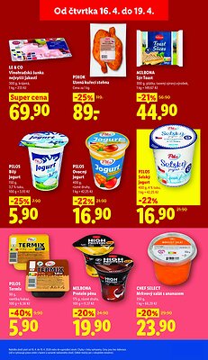 akční leták Lidl 16.4.2026-19.4.2026