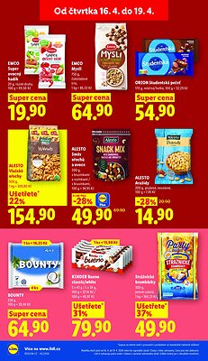 akční leták Lidl 16.4.2026-19.4.2026