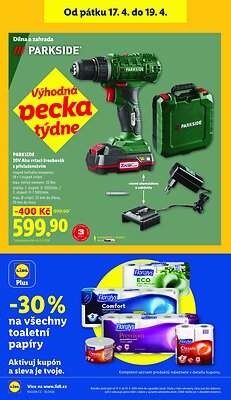 akční leták Lidl 16.4.2026-19.4.2026
