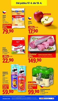 akční leták Lidl 16.4.2026-19.4.2026