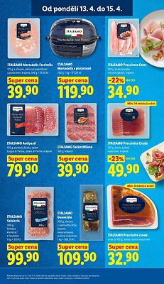 akční leták Lidl 13.4.2026-15.4.2026