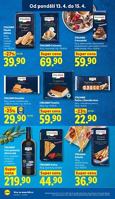 akční leták Lidl 13.4.2026-15.4.2026