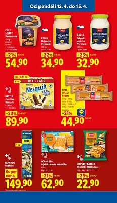 akční leták Lidl 13.4.2026-15.4.2026
