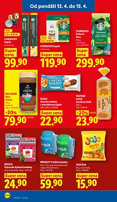 akční leták Lidl 13.4.2026-15.4.2026