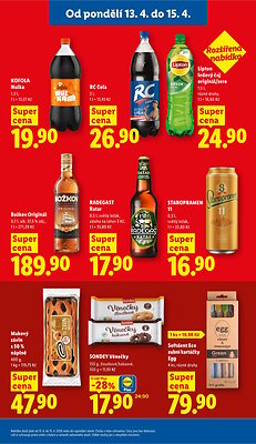 akční leták Lidl 13.4.2026-15.4.2026