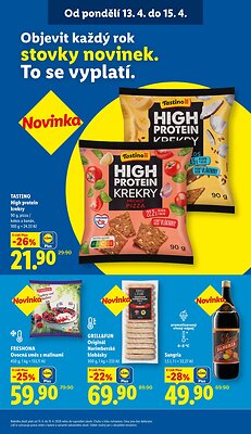akční leták Lidl 13.4.2026-15.4.2026