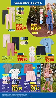 akční leták Lidl 13.4.2026-15.4.2026