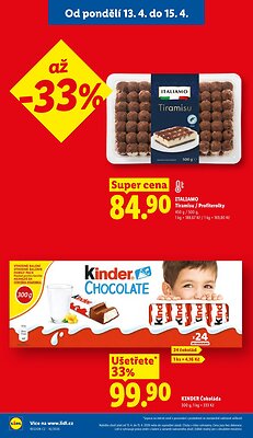 akční leták Lidl 13.4.2026-15.4.2026