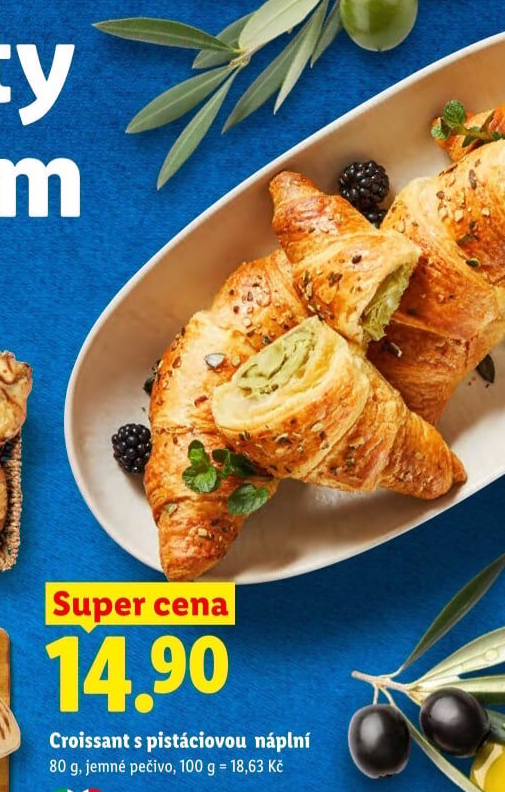 Croissant s náplní