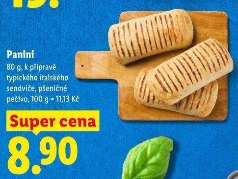 Pečivo Panini