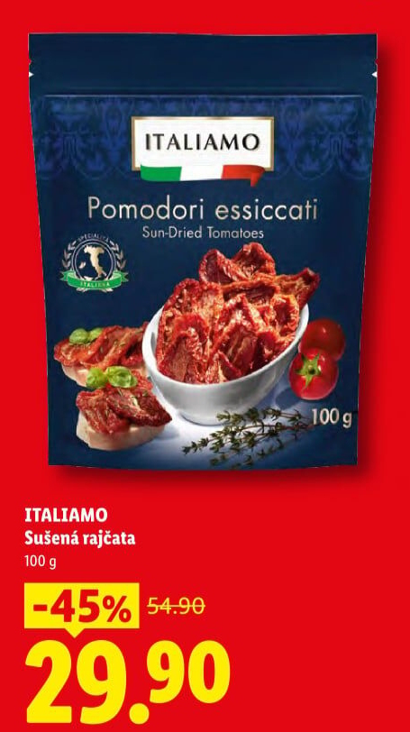 Sušená rajčata Italiamo