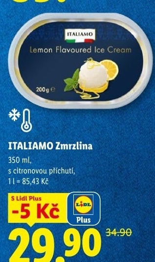 Zmrzlina italská ve vaničce Italiamo