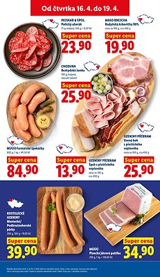akční leták Lidl 16.4.2026-19.4.2026