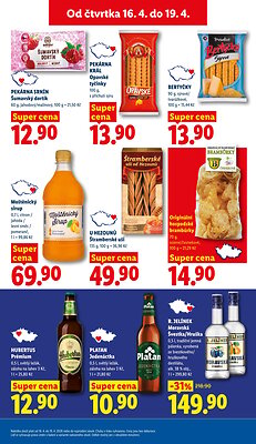 akční leták Lidl 16.4.2026-19.4.2026