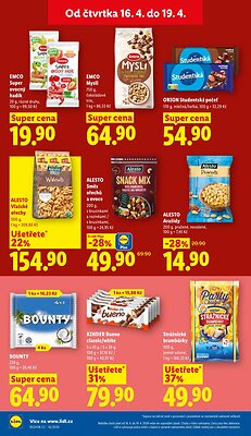 akční leták Lidl 16.4.2026-19.4.2026