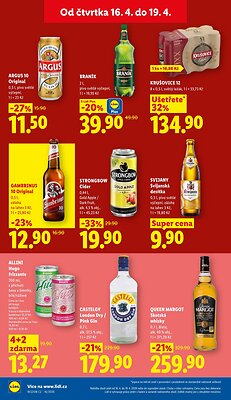 akční leták Lidl 16.4.2026-19.4.2026