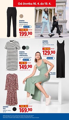 akční leták Lidl 16.4.2026-19.4.2026