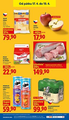 akční leták Lidl 16.4.2026-19.4.2026