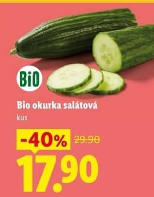 Okurka salátová - hadovka bio