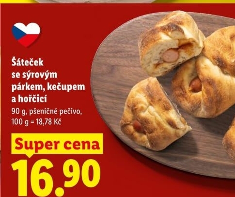 Šáteček s párkem