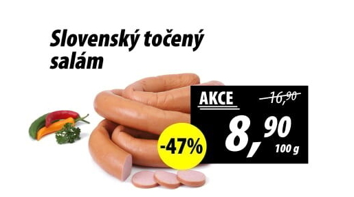 Salám slovenský točený