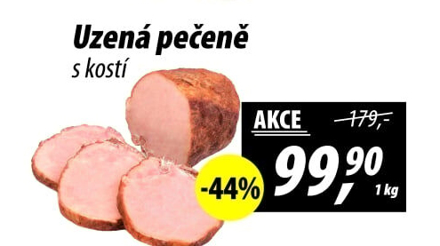 Uzená pečeně s kostí