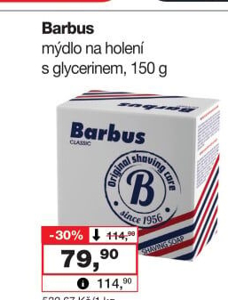 Mýdlo na holení Barbus