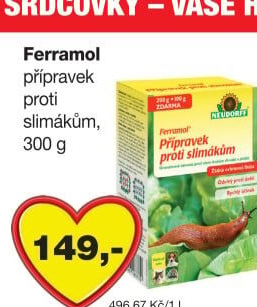 Prostředek k hubení slimáků Ferramol Neudorff