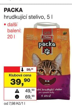 Stelivo pro kočky Packa Balanim