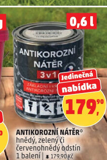 Antikorozní nátěr 3v1