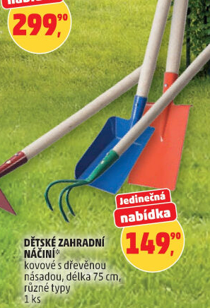 Dětské zahradní nářadí