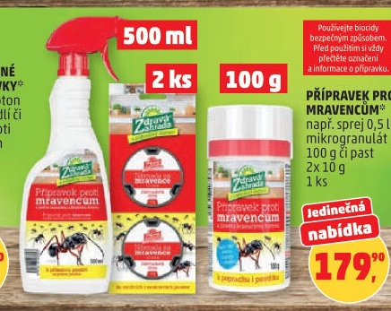 Přípravek na mravence Zdravá zahrada