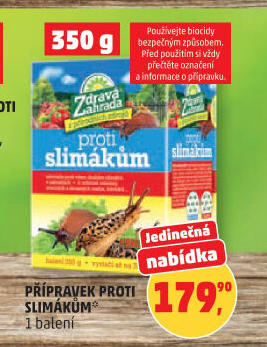 Přípravek proti slimákůmZdravá zahrada