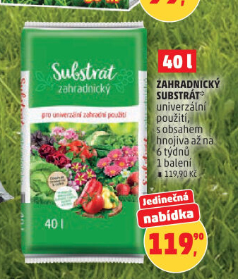Univerzální zahradnický substrát